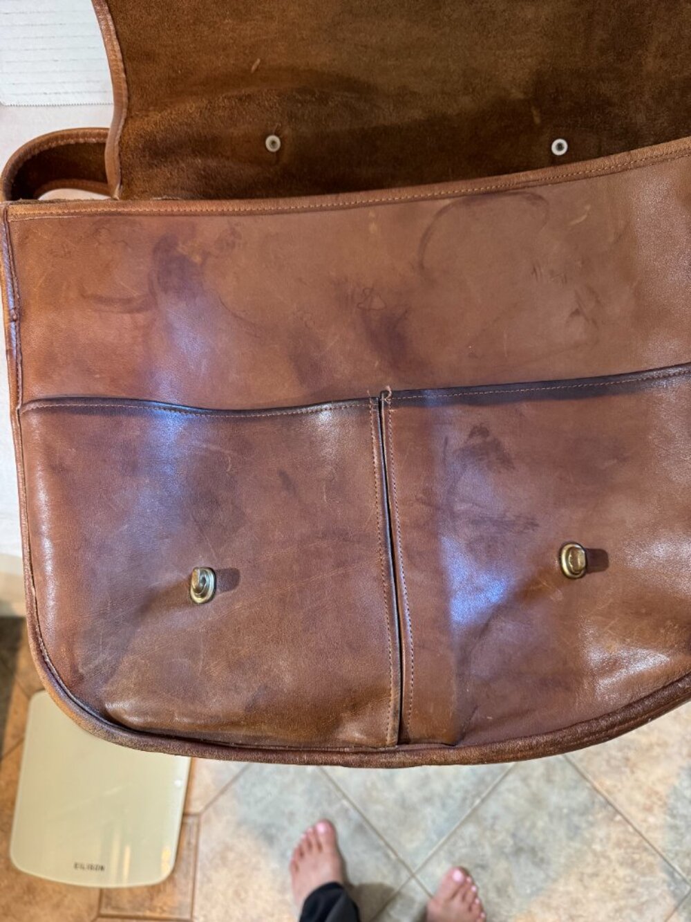 Coach Vintage Travel Carryall/Duffle sack, Tobac/Brown - Picture 7 of 7